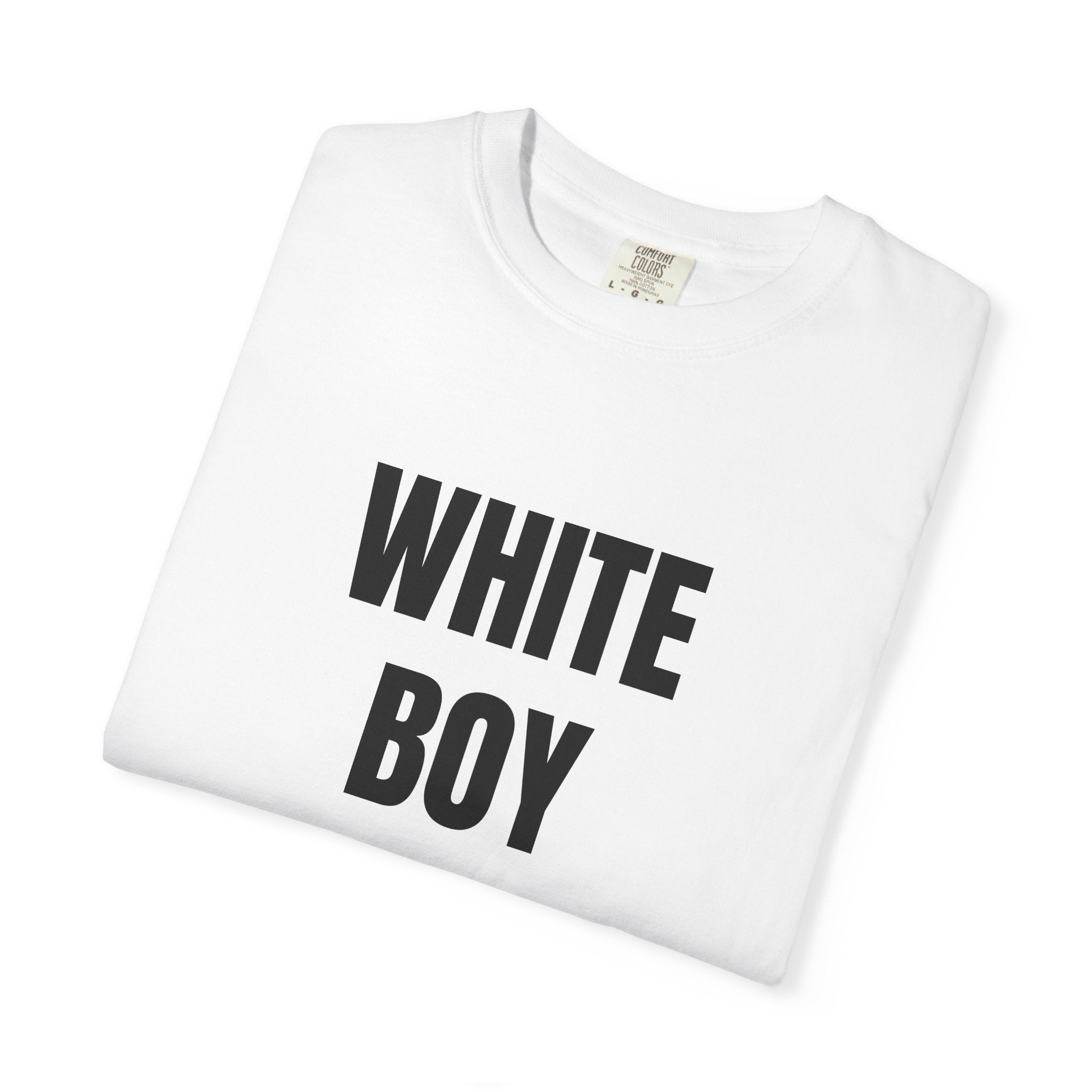White Boy Of The Year T-Shirt | Funny Typography Tee